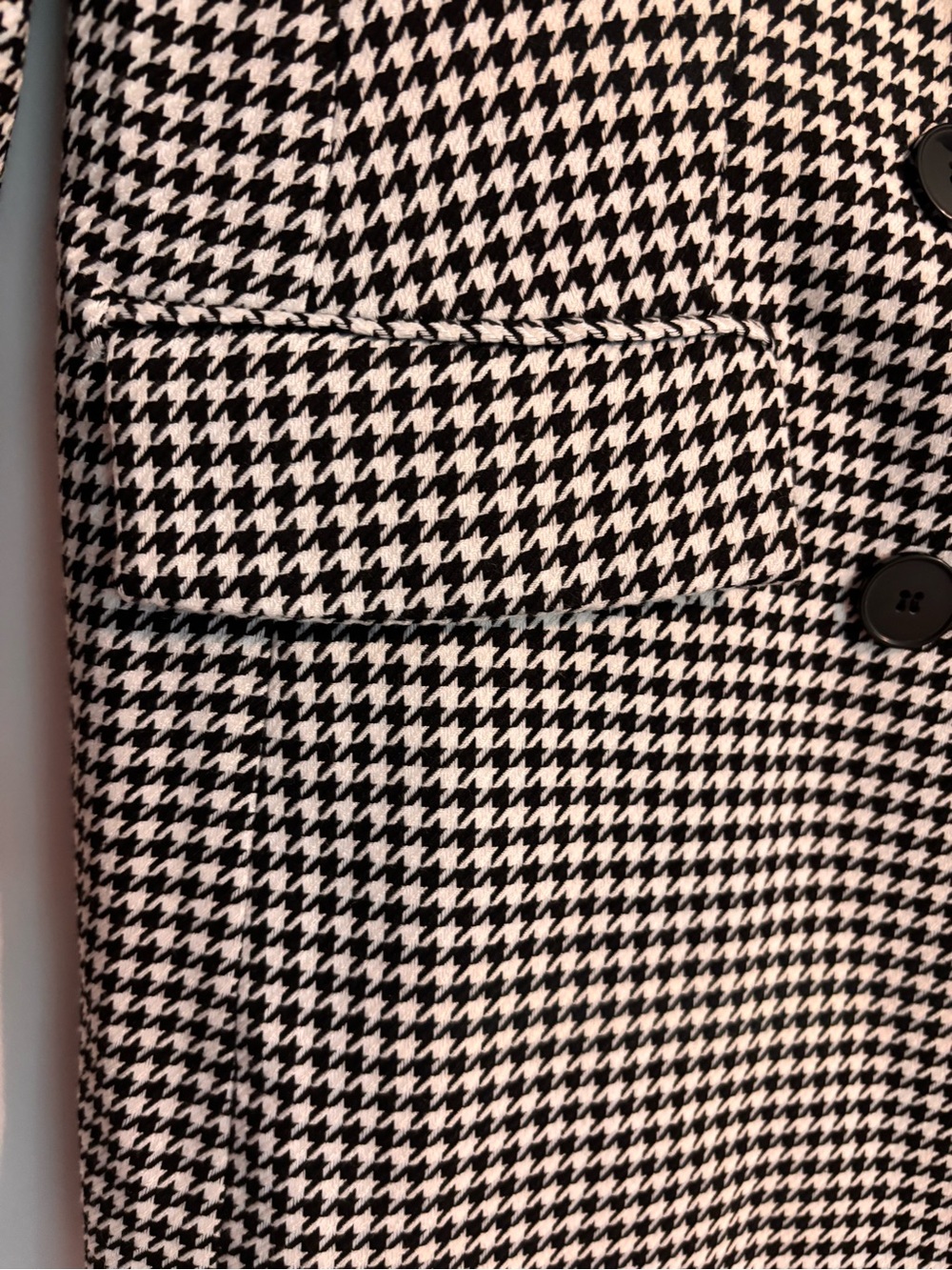 Marled NWT Houndstooth Double Breasted Blazer - Picture 6 of 9